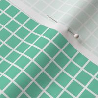 windowpane 1/2" sea foam green reversed