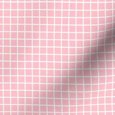 windowpane 1/2" light pink reversed