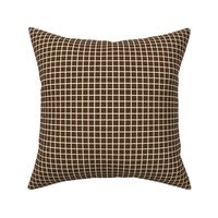 windowpane 1/2" brown reversed