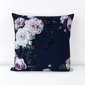 dark moody floral jumbo on navy