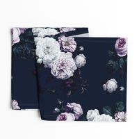 dark moody floral jumbo on navy