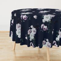 dark moody floral jumbo on navy