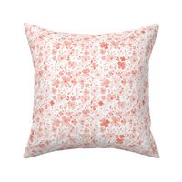 Beth floral - coral