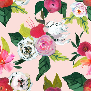 Painted Rose Garden // Lt. Peachy Pink