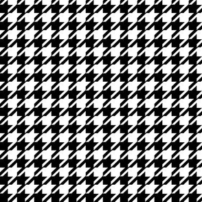 Hounds Tooth  Modern  / Black & White  -small 