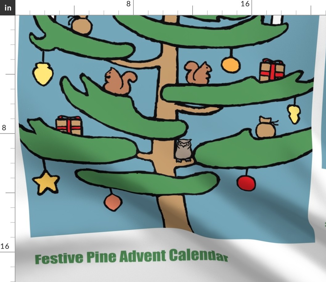 Festive Pine Advent Calendar