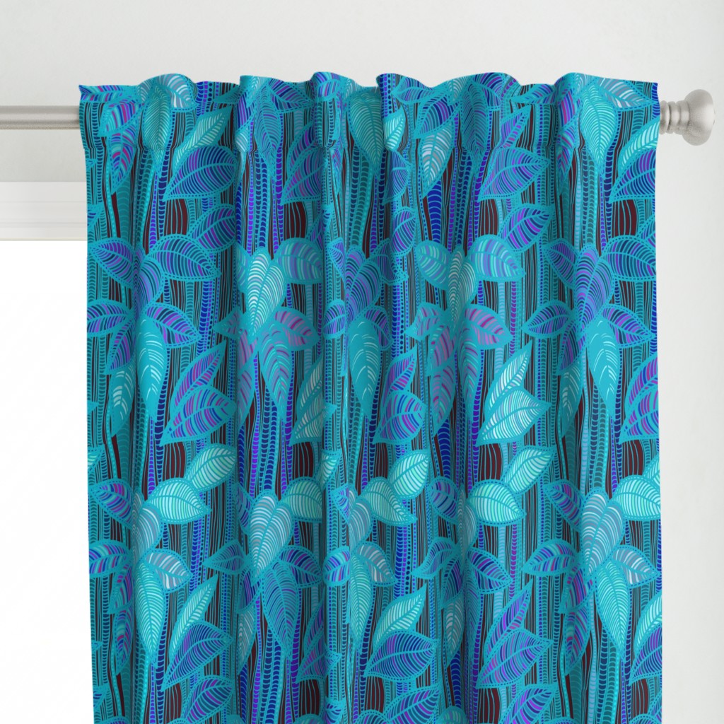 Foliage - Turquoise Bamboo - Design Challenge