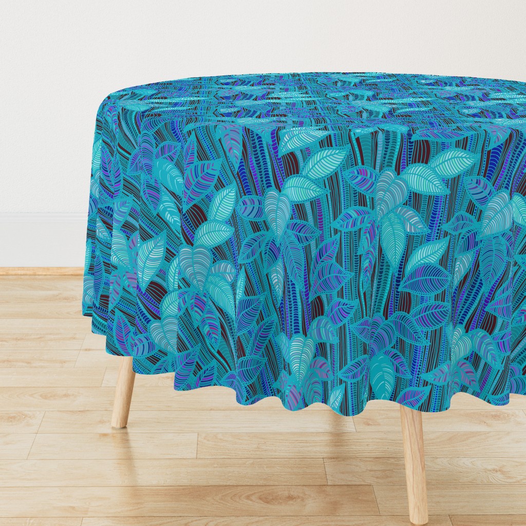 Foliage - Turquoise Bamboo - Design Challenge