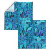 Foliage - Turquoise Bamboo - Design Challenge