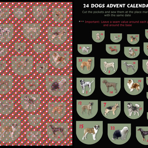 24 dogs advent calendar