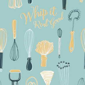 Whip it Real Good Retro Whisks
