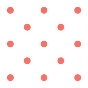 Polka Dotties // Living Coral 