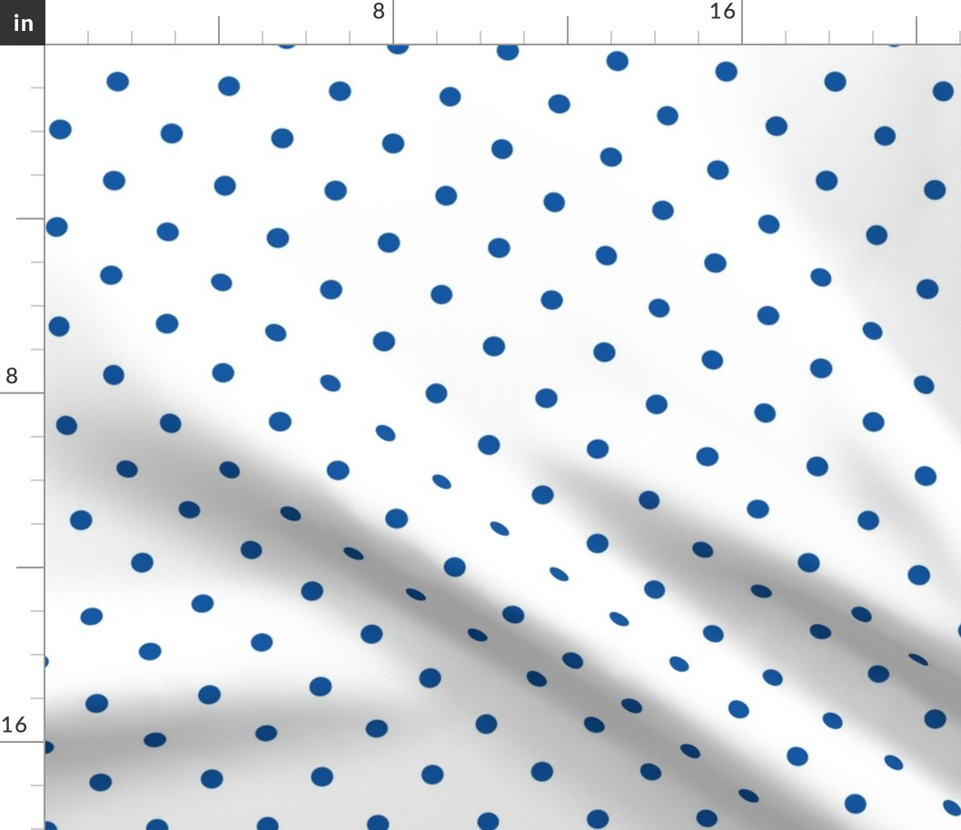 Polka Dotties // Royal Blue