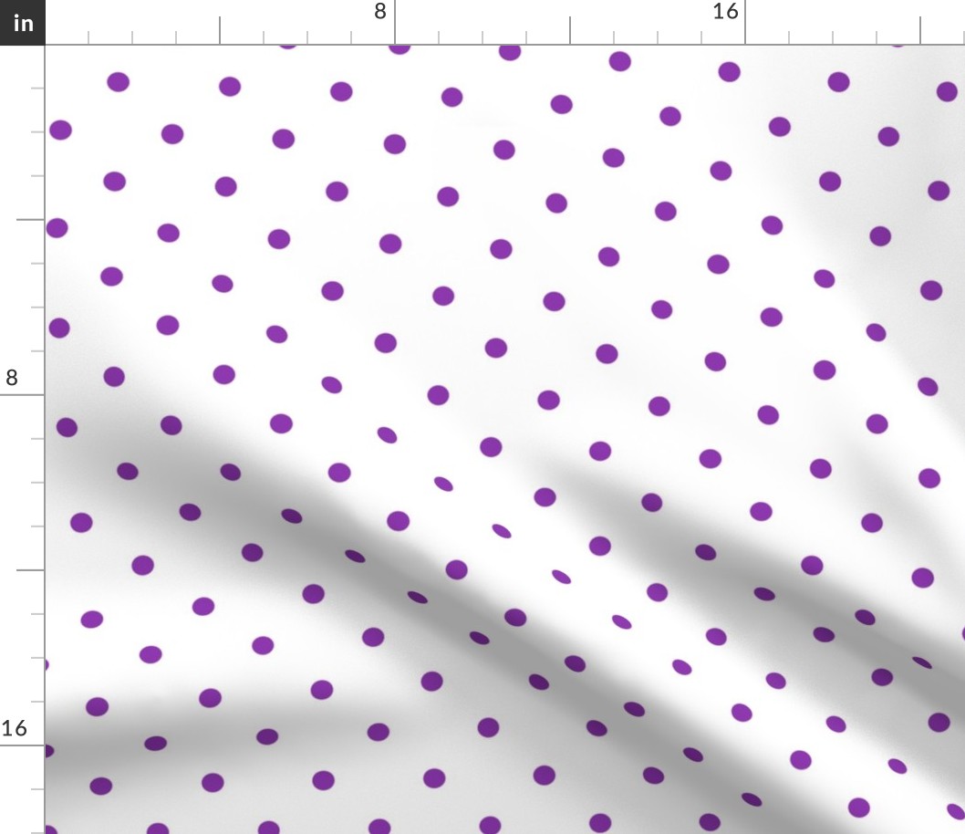 Polka Dotties // Vibrant Purple