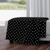 Polka Dotties // White on Black