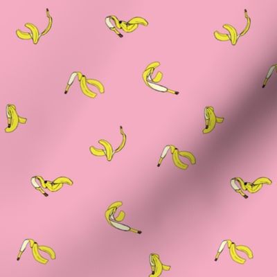 banana peel, pink 