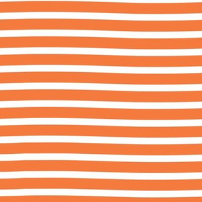 wonky stripe // clementine