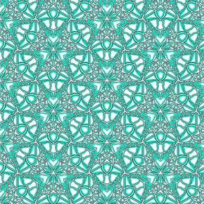 Turquoise Filigree, Small Scale