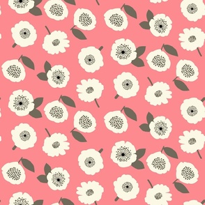 Floating Floral Coral