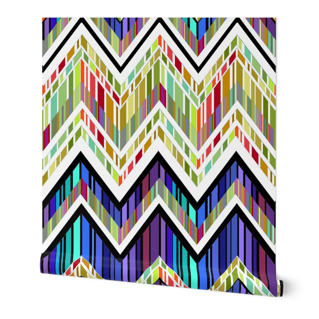 Zig Zag Stained Glass