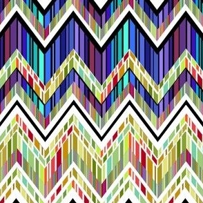 Zig Zag Stained Glass