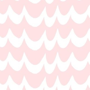 waves stripes light pink and white