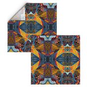 African vibes geometric colorful surface