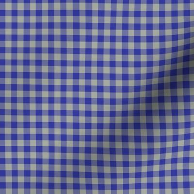 1920s blue and grey gingham, 1/4" squares 