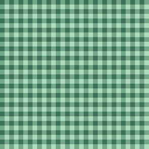 1930s mint and soft green gingham, 1/4" squares 