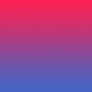 blue and bright pink one-yard gradient