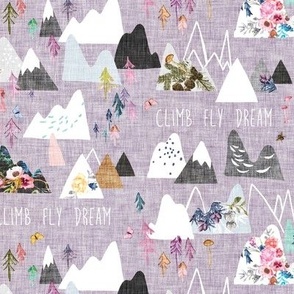 Mountain Dreams (lavender) SML 