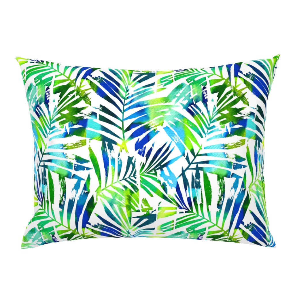 watercolor palm leaves 