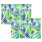 watercolor palm leaves 