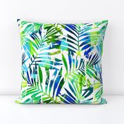 watercolor palm leaves 