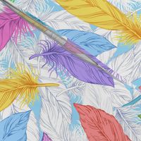  Feathers Multicoloure