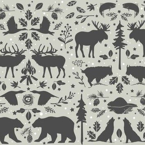 Wilderness Animal Pattern Light