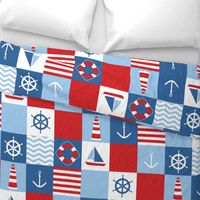 navy cheaters quilt