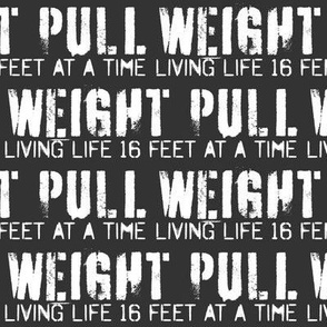 Weight Pull Text 2 Inch