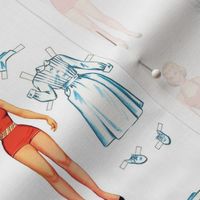 Retro Nurse Paper Doll