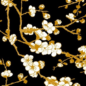 sakura ( Black and gold)jumbo 