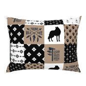 Tribal Fox Wild/Free - WholeCloth Quilt - Cheater Quilt - TWCQ-1