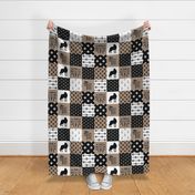 Tribal Fox Wild/Free - WholeCloth Quilt - Cheater Quilt - TWCQ-1