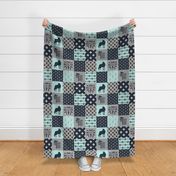 Tribal Fox - Wild/Free - Wholecloth Quilt - Cheater Quilt - TWCQ-4