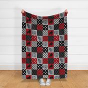 Fox Tribal - Wild/Free - Wholecloth Quilt - Cheater Quilt - TWCQ-5