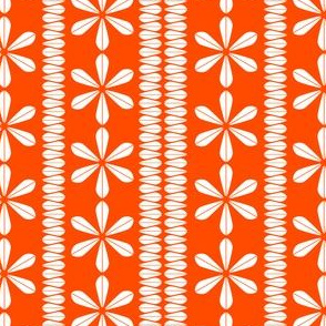 Lotus - Orange/White
