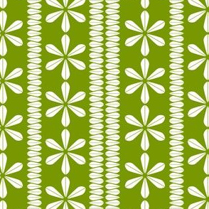 Lotus - Avocado Green/White