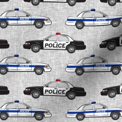 Police Car fabric - LAD19BS