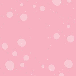 Imaginary pond life (pink specks 02)