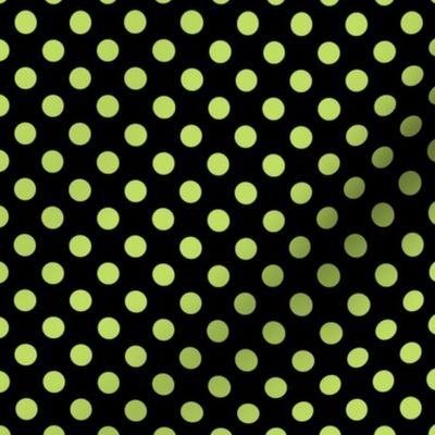 Max quilt A dot black lime 1x1