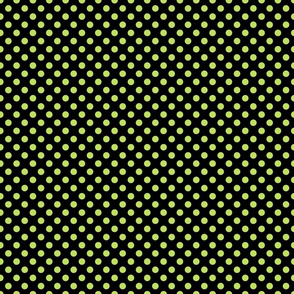 Max quilt A dot black lime 1x1